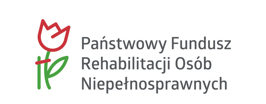 Logo przedstawia kwiat, który jest „osłabiony”. Dzięki podporze rozkwita. Kwiat symbolizuje osobę niepełnosprawną, podpora zaś - wsparcie ze strony Państwowego Funduszu Rehabilitacji Osób Niepełnosprawnych