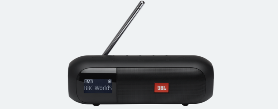 JBL Tuner 2 Przenośne radio DAB/DAB+/FM z Bluetooth, zdjęcie z przodu